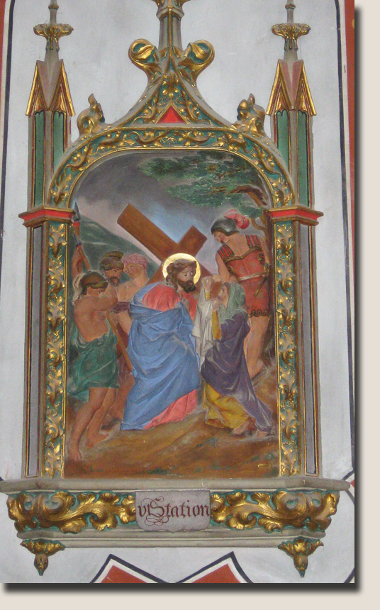Kruiswegstatie 6 van Notre-Dame-de-Marceille